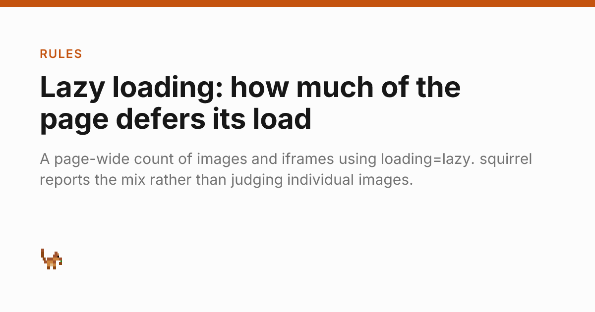 Lazy Loading